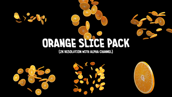 Orange Slice Pack (6 footages)