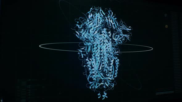 Scientific Medical Analysis Of Covid Respiratory Virus Structure At A Laboratory alt