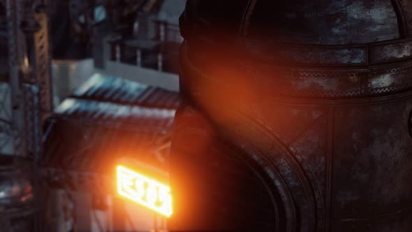 Neon Lights at Rainy Night alt