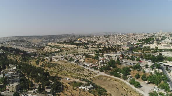 Aerial view of Jerusalem