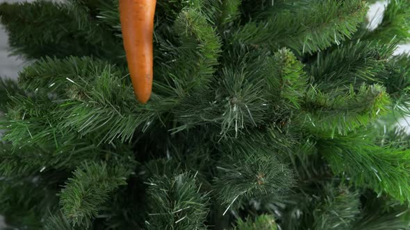 Vegetable on New Year Tree