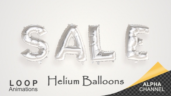 Black Friday Sales Balloon Animation