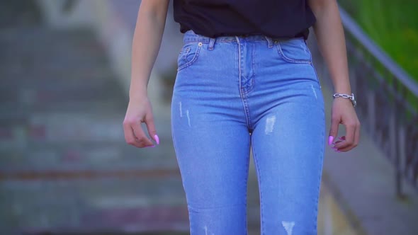 Women's Jeans Close-up
