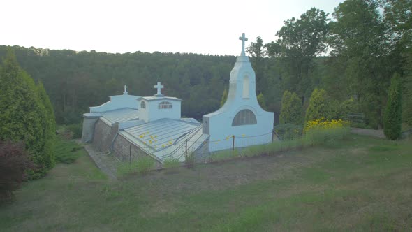 Building with three crosses