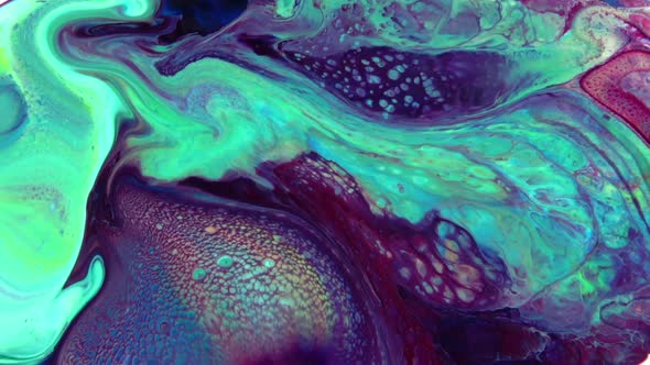 Abstract Colorful Sacral Liquid Waves Texture 98