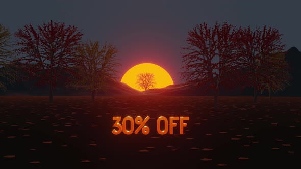 Autumn Sale 30 Percent Off