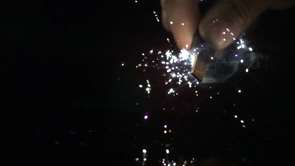 Sparkler, Slow Motion