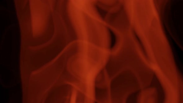 Glowing Fire Waves Background