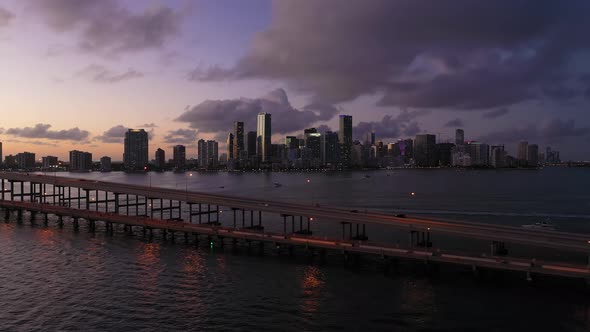 Miami at Evening Twilight