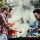 Friends Having a Barbecue Party in Nature - VideoHive Item for Sale