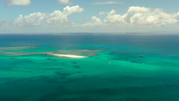 Seascape with Tropical Islands and Turquoise Water