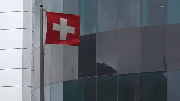 Switzerland Flag Background 2K