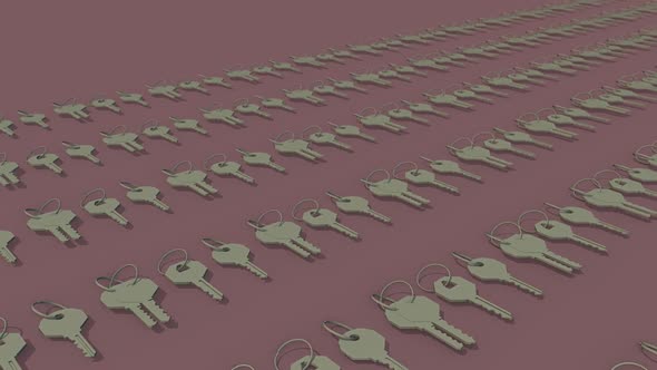 A Lot Of Keys In A Row Hd