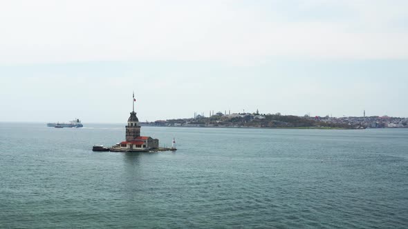 The Maiden's Tower Aerial View 3