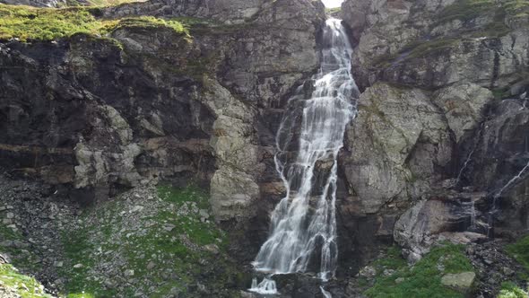 Beautiful Mountain Waterfall