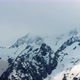Aerial View from an drone of Beautiful Snowy Caucasus Mountain Landscape in Winter - VideoHive Item for Sale