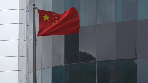 China Flag  Background 2K