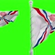 Green screen flag of Assyrian ethnicity. - VideoHive Item for Sale
