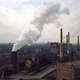 metallurgical plant production industry aerial view chimney smoke from from factorium. - VideoHive Item for Sale
