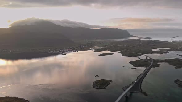 Norway Aerial Drone High View