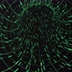 Technology wireframe tunnel Futuristic 3D wormhole Loop Background - VideoHive Item for Sale