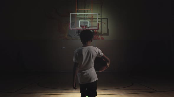 Split Screen of Basketball Player