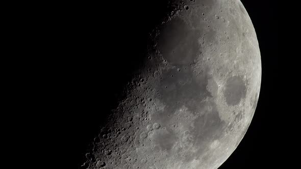 Moon Close-up. Planet Satellite.