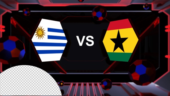 Uruguay Vs Ghana Football World Cup Qatar 2022 Vs Card Transition