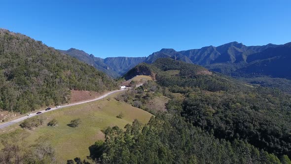 Mountains of Serra do Rio do Rastro, located at south of Brazil.