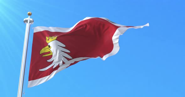 Flag of Warmian-Masurian Voivodeship, Poland