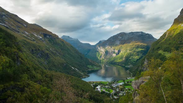 Autumn Video from Geiranger Fjord