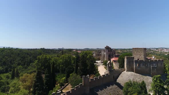 Castle of Templars Portugal 4k