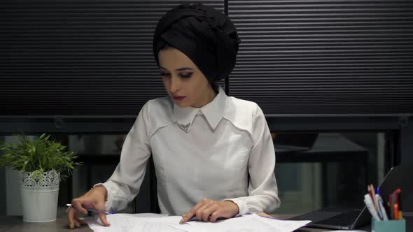 Woman Working in the Office