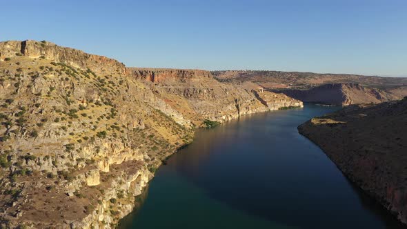 Halfeti  Euphrates river in Şanlıurfa.