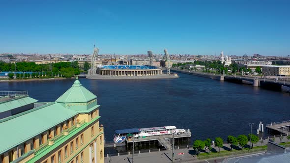 Saint-Petersburg. Drone. View from a height. City. Architecture. Russia 81