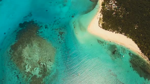 Beautiful Tropical Island with Beach