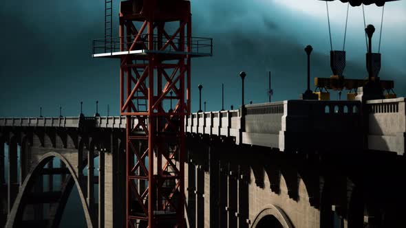 High Way Bridge Under Construction