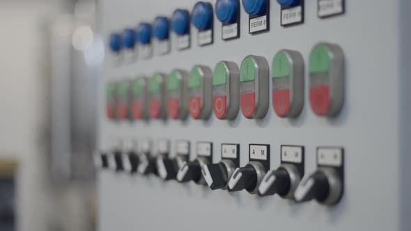 Multiple Process Control Table Buttons Inside A Beer Factory