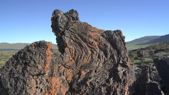 Solidified Lava Rock