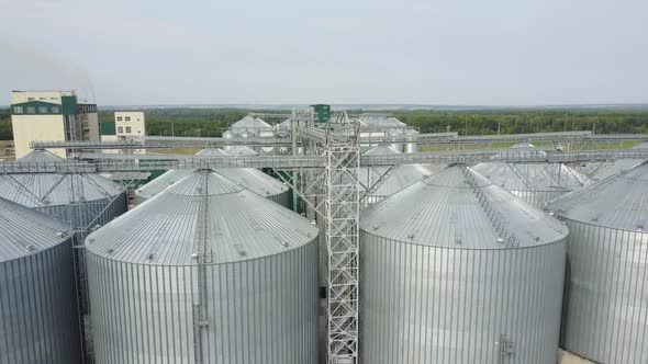 Grain Elevator in Agricultural Zone