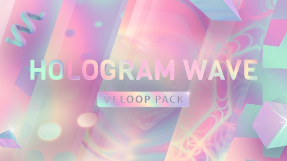 Hologram Wave Vj Loop Pack