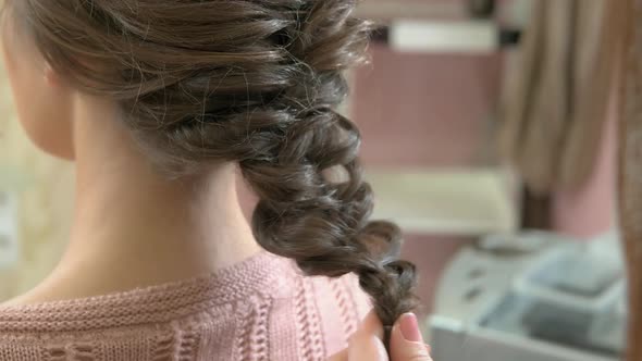 Hands of a Hairdresser Braid