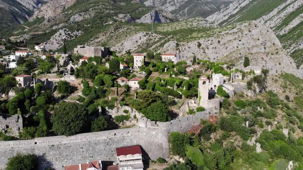 Ruined Medieval City on Adriatic Coast