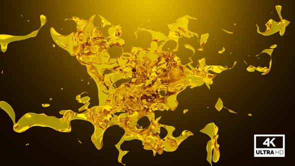 Cooking Oil Stream Splash Collision alt