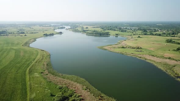 Beautiful Landscape Between Three Lakes 03