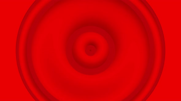 Abstract red color circle rotate background