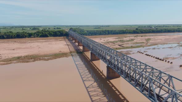 The Burdekin Bridge, located in North Queensland, Australia. An iconic location in the Burdekin. Sho