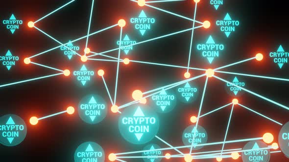 Cryptocurrency coins transaction links
