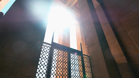 Anıtkabir's Columns and Daylight