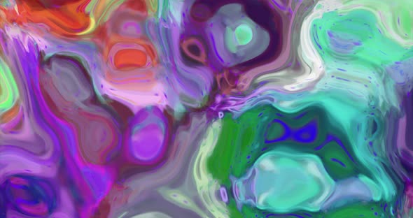 Abstract colorful liquid animation.Abstract twisted colors background animation.
